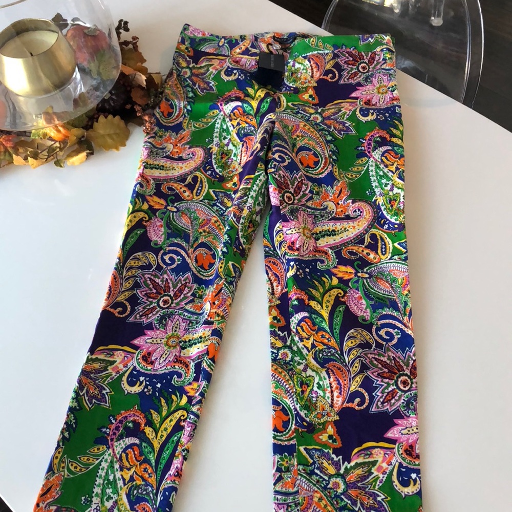 Ralph Lauren • Pencil Pant Side Zip Size 6
